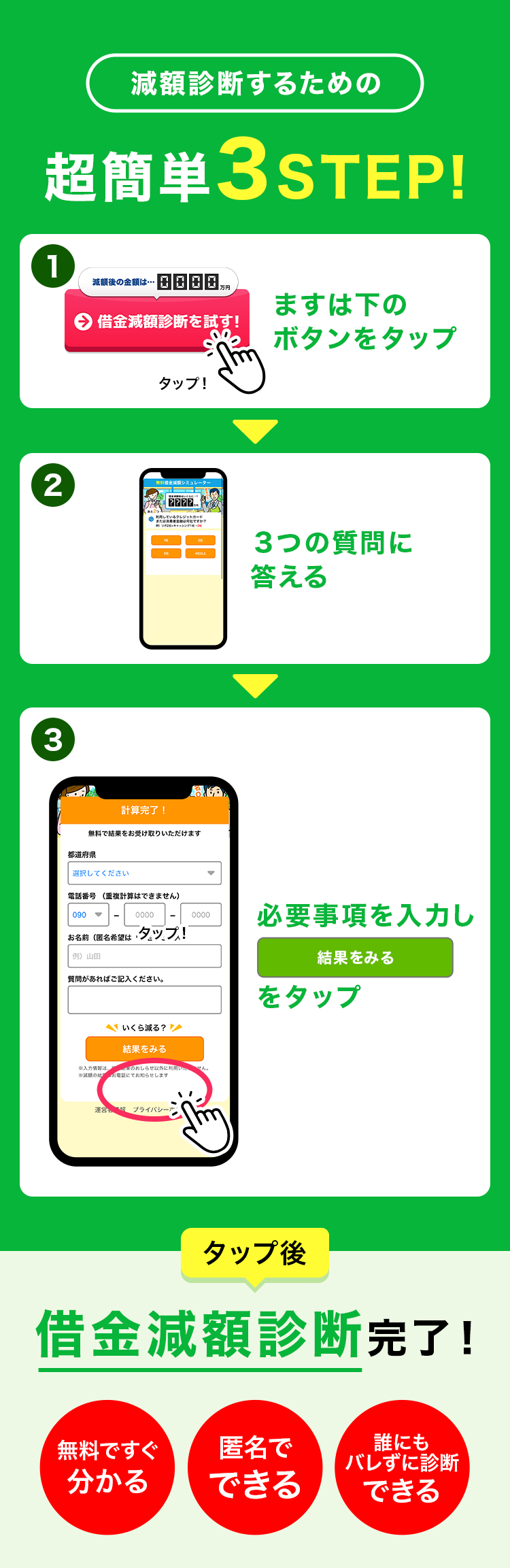 LINE無料診断を試す